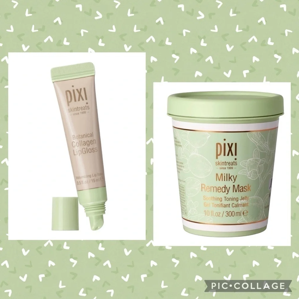 #144-PIXI BUNDLE-PIXI MILKY REMEDY MASK & PIXI COLLAGEN LIP GLOSS